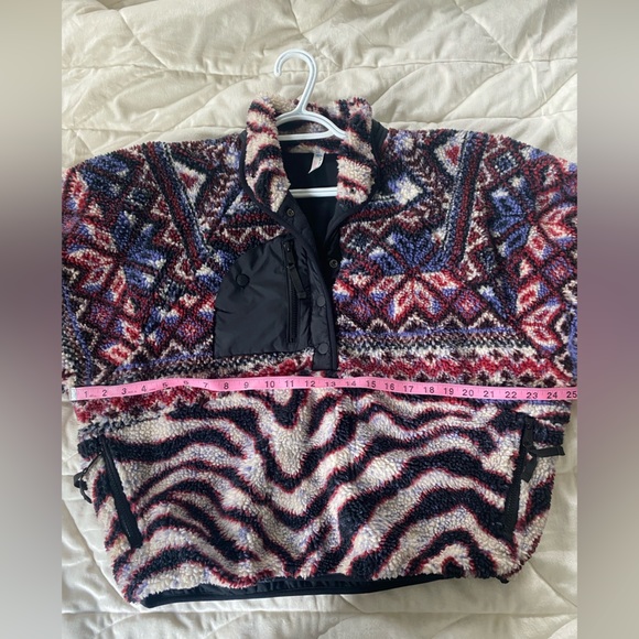 FP Movement Rocky Ridge Pullover in Purple Zebra Combo Size S - Picture 12 of 15